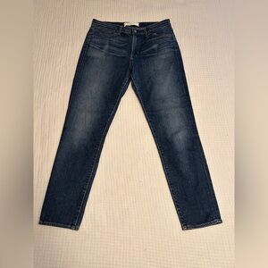 Paper Denim & Cloth Dark Blue Straight Jeans